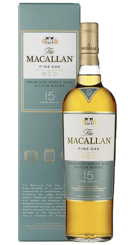 Macallan 15 Ani Single Malt Whisky 0.7L